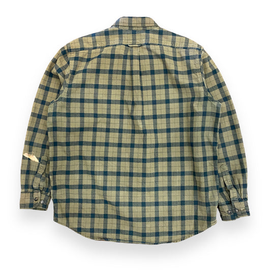 Filson Garment Olive & Black Flannel Shirt - Size XL