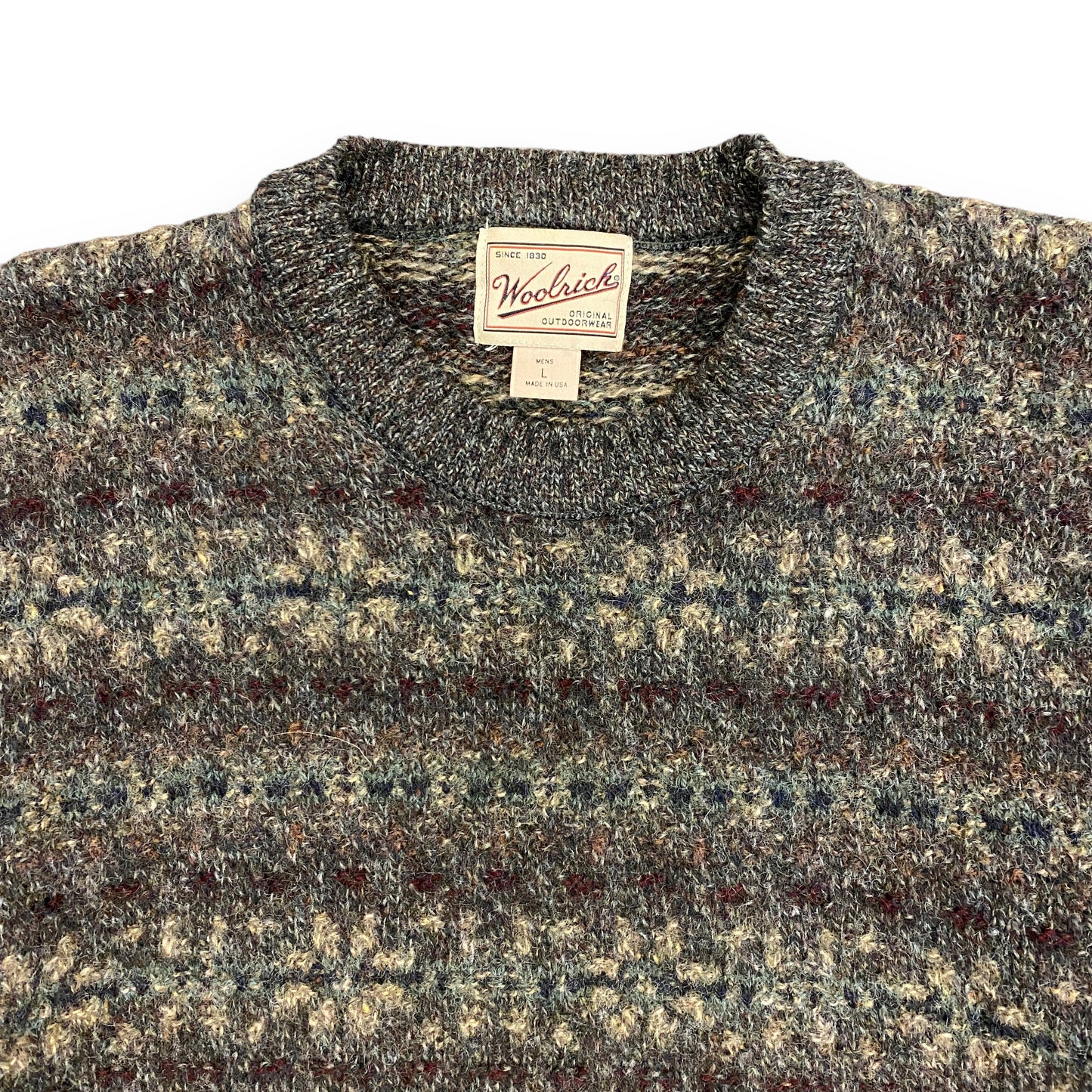 Vintage Woolrich Made in the USA Wool Sweater - Size Large