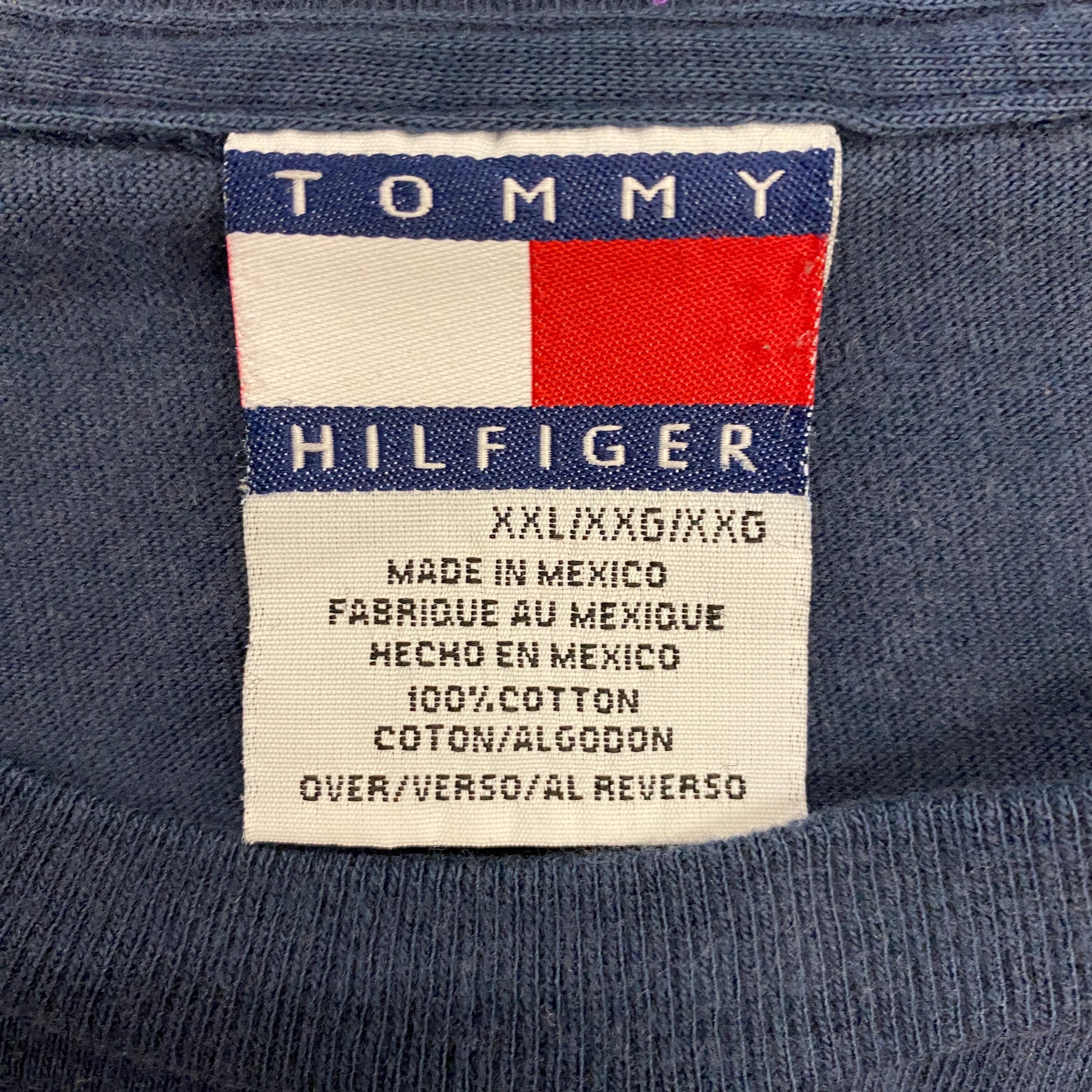 Vintage Tommy Hilfiger Oversized Logo Tee - Size XXL Boxy – Utica Vintage Club