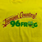 1980s Utica 96FROG "Jumpin' Country" Radio Cropped Tee - Size Large