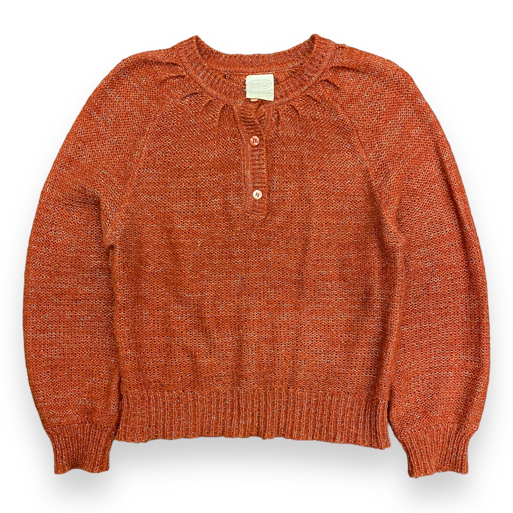 Vintage henley sweater hot sale