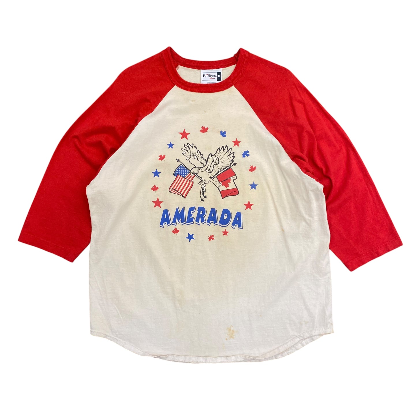 Vintage 1990s "Amerada" Baseball Tee - Size XL