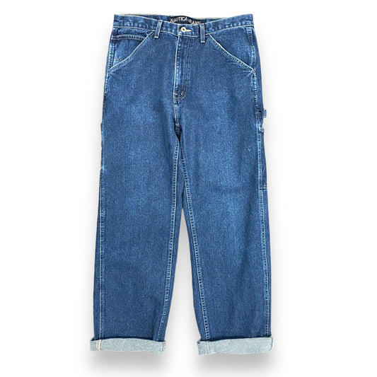 Y2K Nautica Jeans Co. Dark Wash Carpenter Jeans - 34"x32"