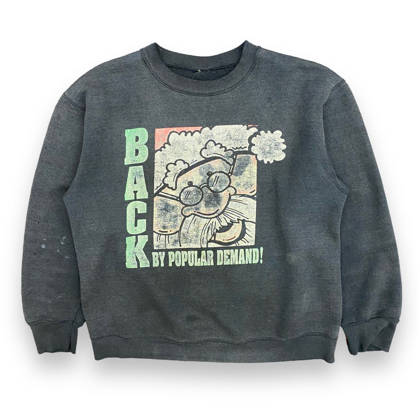 Vintage 1990s "Back by Popular Demand" Cartoon Sweatshirt - Size Large