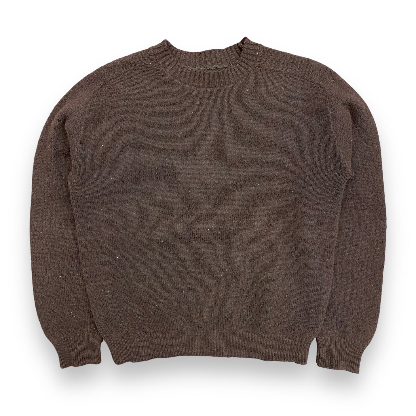 1970s Brown Pure Wool Sweater - Size Medium