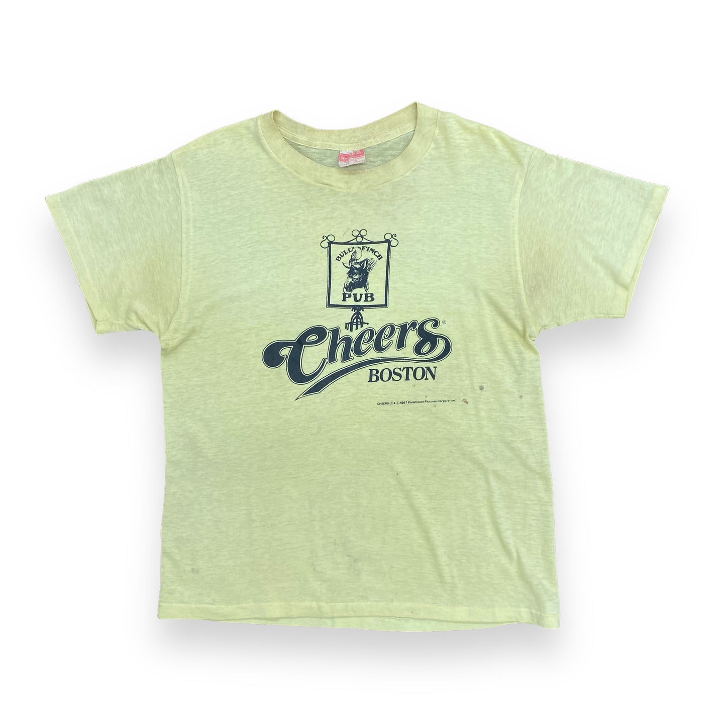 Vintage 1980s "Cheers" Bull Finch Pub Tee - Size Large