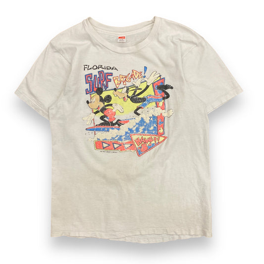 1980s Disney Mickey Mouse & Goofy "Surf Brigade" Tee - Size Large
