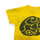 Vintage 1960s Yellow Graphic Tee - Size Medium