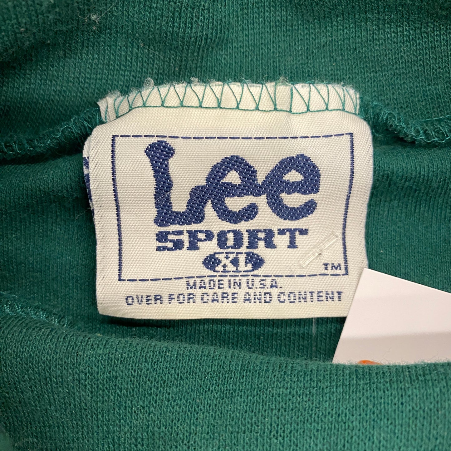 1990s Lee Sport Forest Green Turtleneck - Size XL