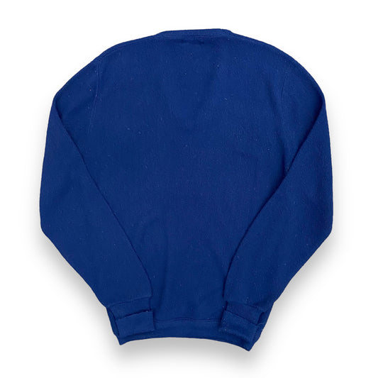 Vintage 1960s Izod Lacoste Navy Blue V-Neck Sweater - Size Large