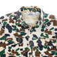 80s/90s Woolrich Duck Camo Chamois Button Up - Size Large