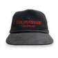 1980s Courvoisier Cognac Black Corduroy Hat