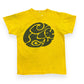 Vintage 1960s Yellow Graphic Tee - Size Medium