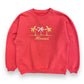 1990s Red Embroidered Hawaii Crewneck Sweatshirt - Size Large