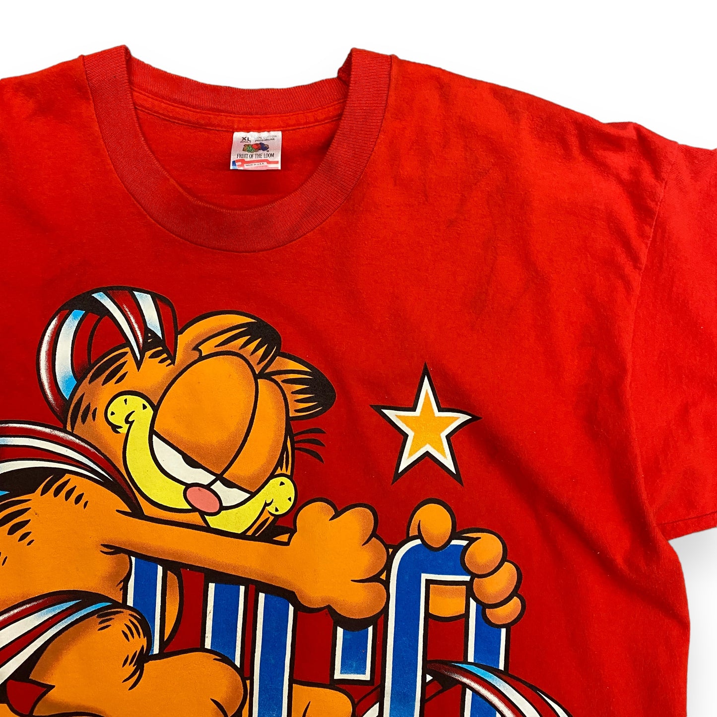 Vintage 1990s Garfield x USA Tee - Size XL