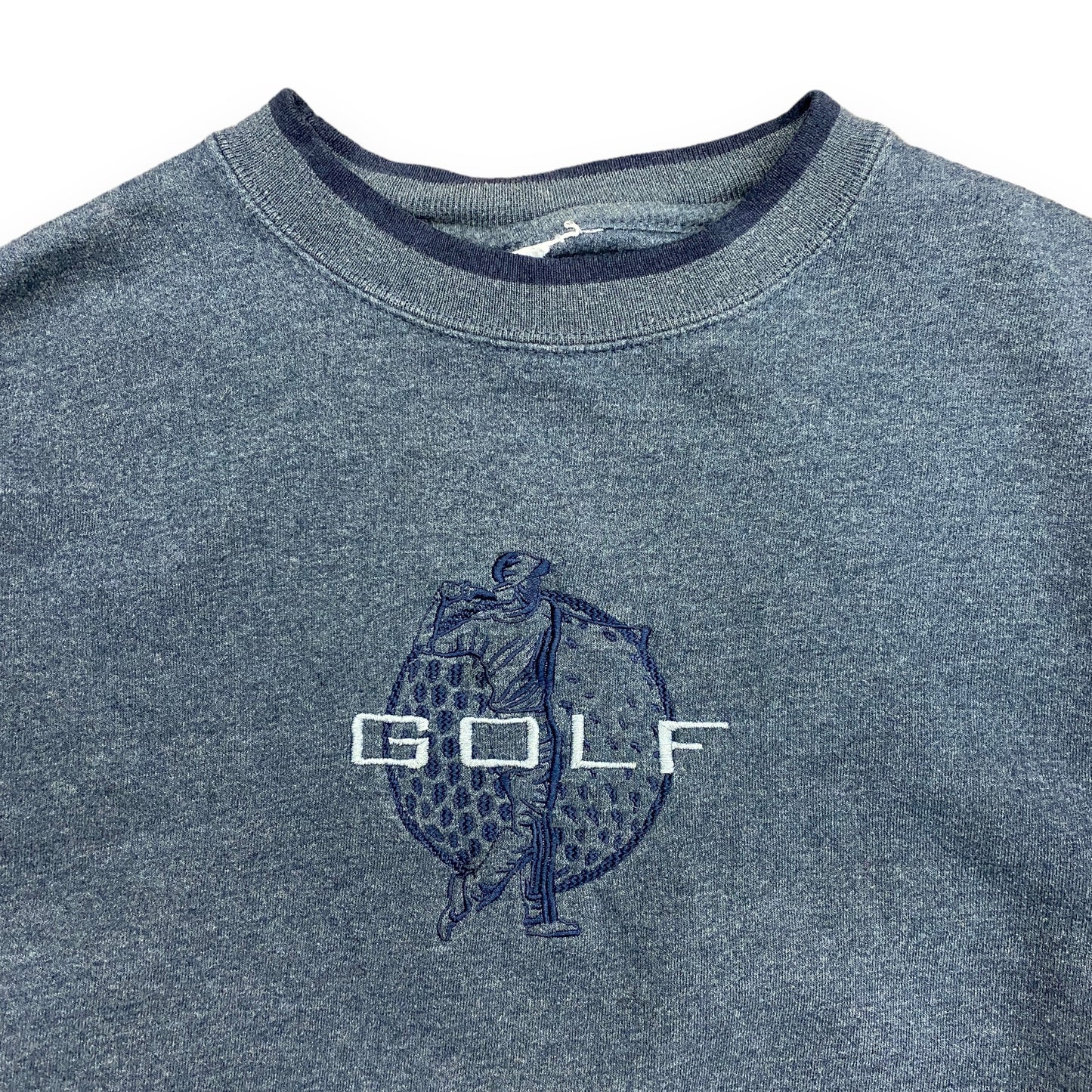 1990s Embroidered "Golf" Crewneck Sweatshirt - Size Large