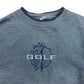 1990s Embroidered "Golf" Crewneck Sweatshirt - Size Large