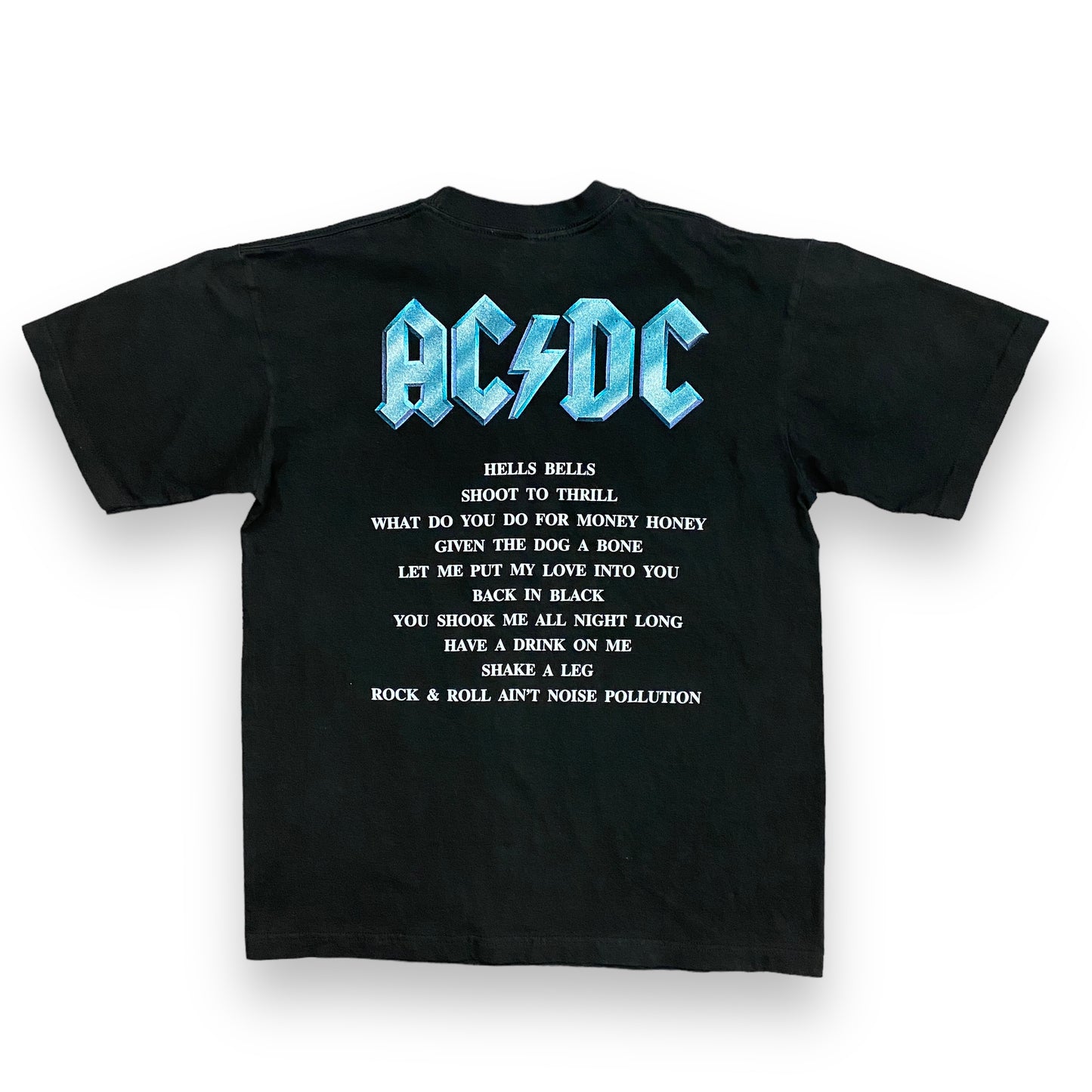 Vintage 1996 AC/DC "Back in Black" Band Tee - Size Large