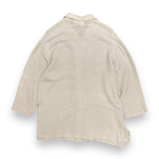 Vintage Express Linen Button Up Shirt - Size Medium
