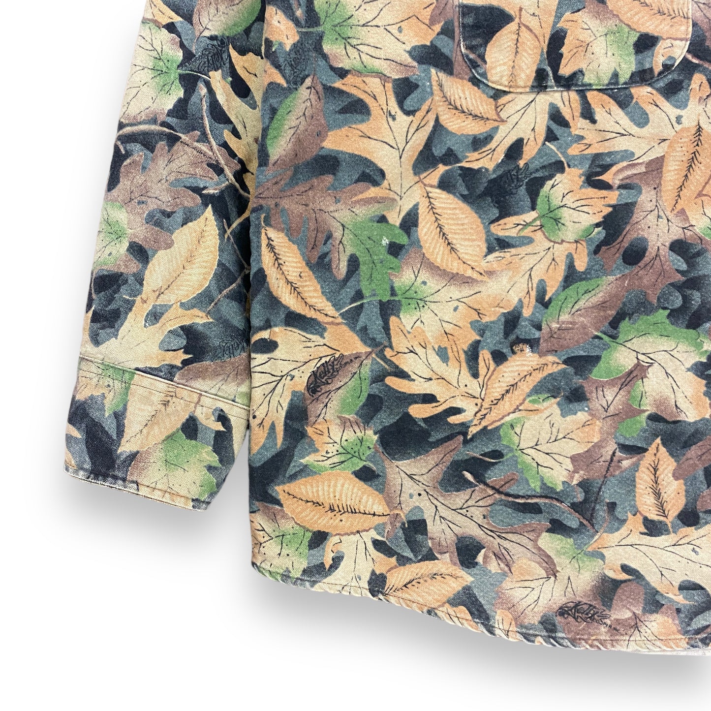 Vintage Kelly Cooper Tru-Leaf Camouflage Button Up - Size XL