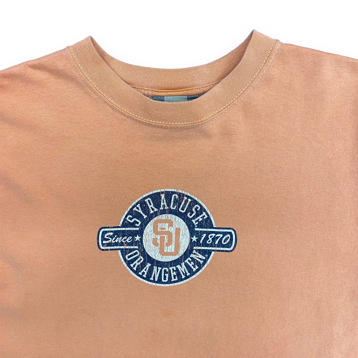 Vintage Syracuse University Orangemen Logo Tee - Size Medium