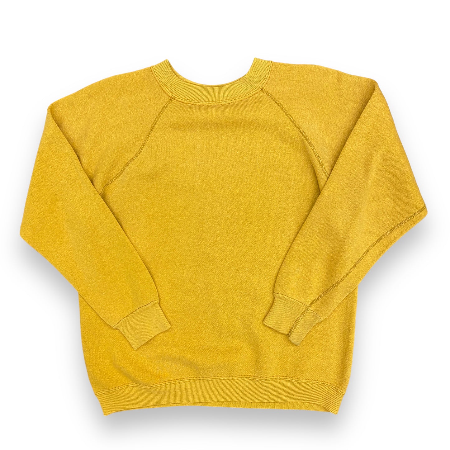 Vintage 1970s Gold Raglan Sweatshirt - Size Medium