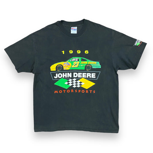 Vintage 1996 John Deere Motorsports NASCAR Racing Tee - Size XL