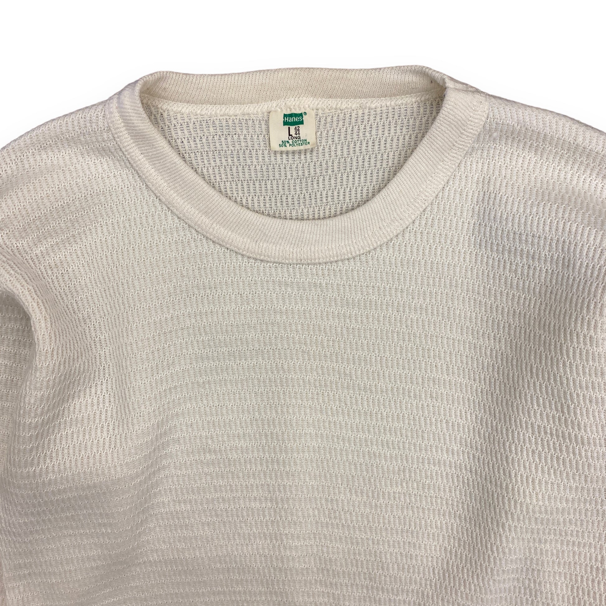 Hanes waffle clearance knit thermal