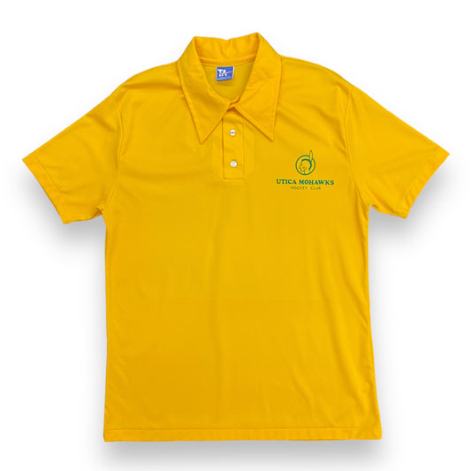 1980s "Utica Mohawks Hockey Club" Polo - Size Medium