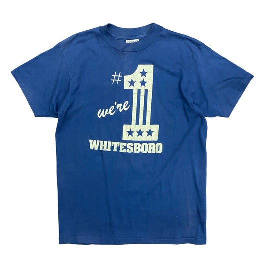 80s Whitesboro High School "We're #1" Tee - Size Large