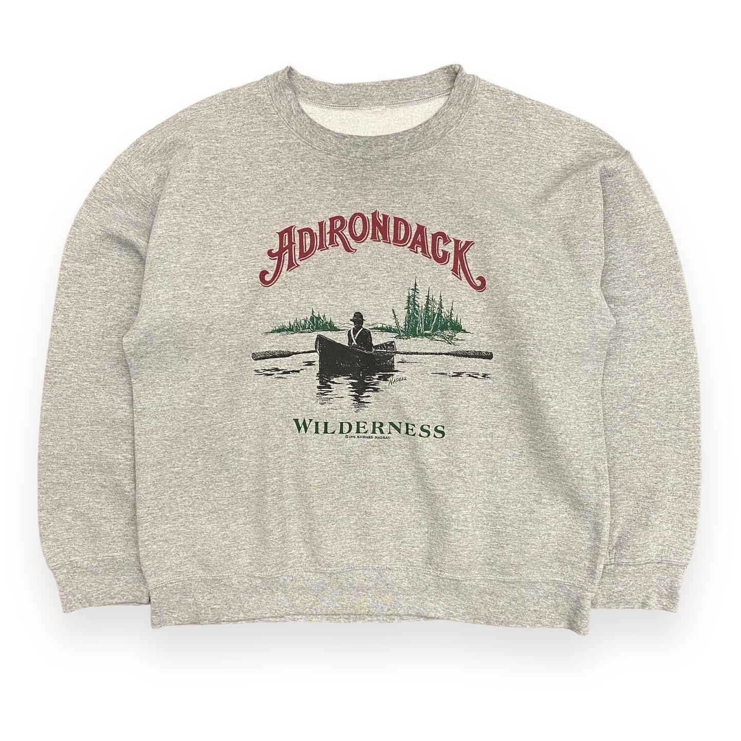 Vintage 1990s "Adirondack Wilderness" Sweatshirt - Size Large