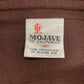 70s Mojave of California Brown Half Button Long Sleeve Polo - Size Medium