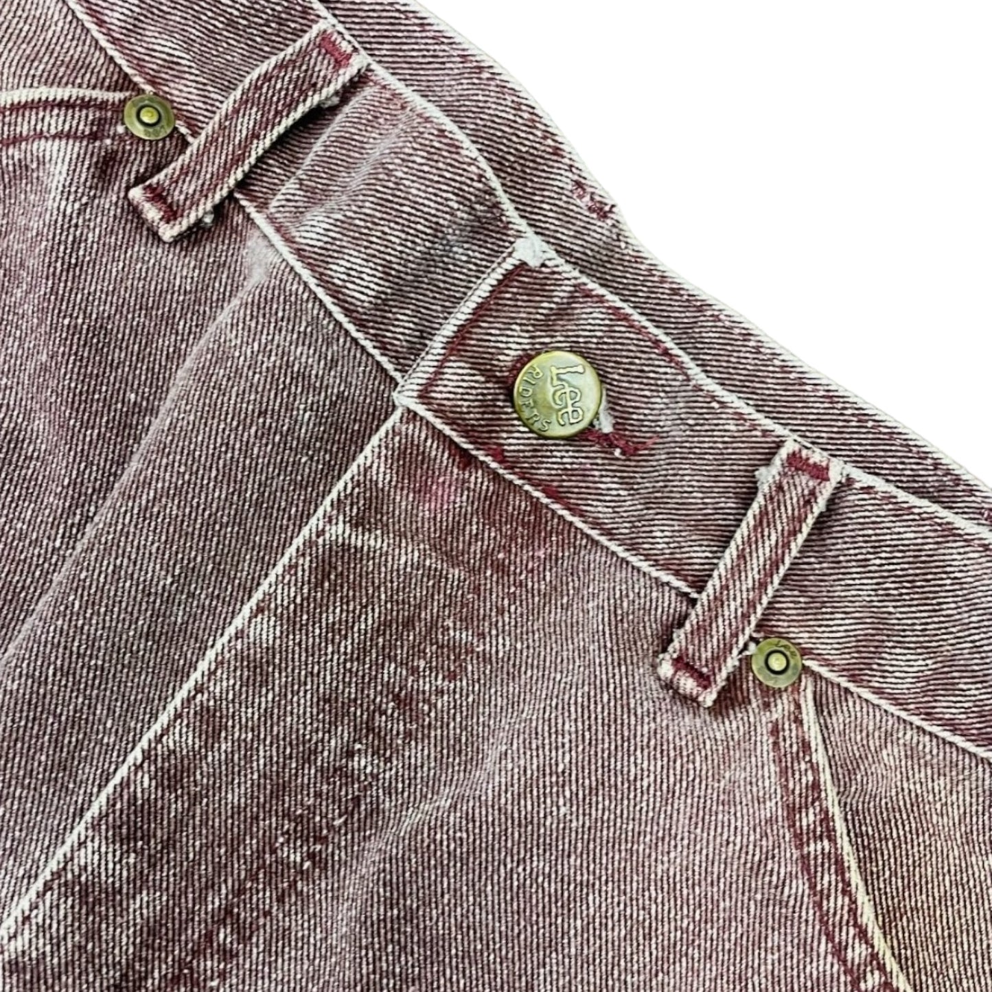Vintage 1990s Lee 5-Pocket Purple Stone Washed Jeans - 34"x25"