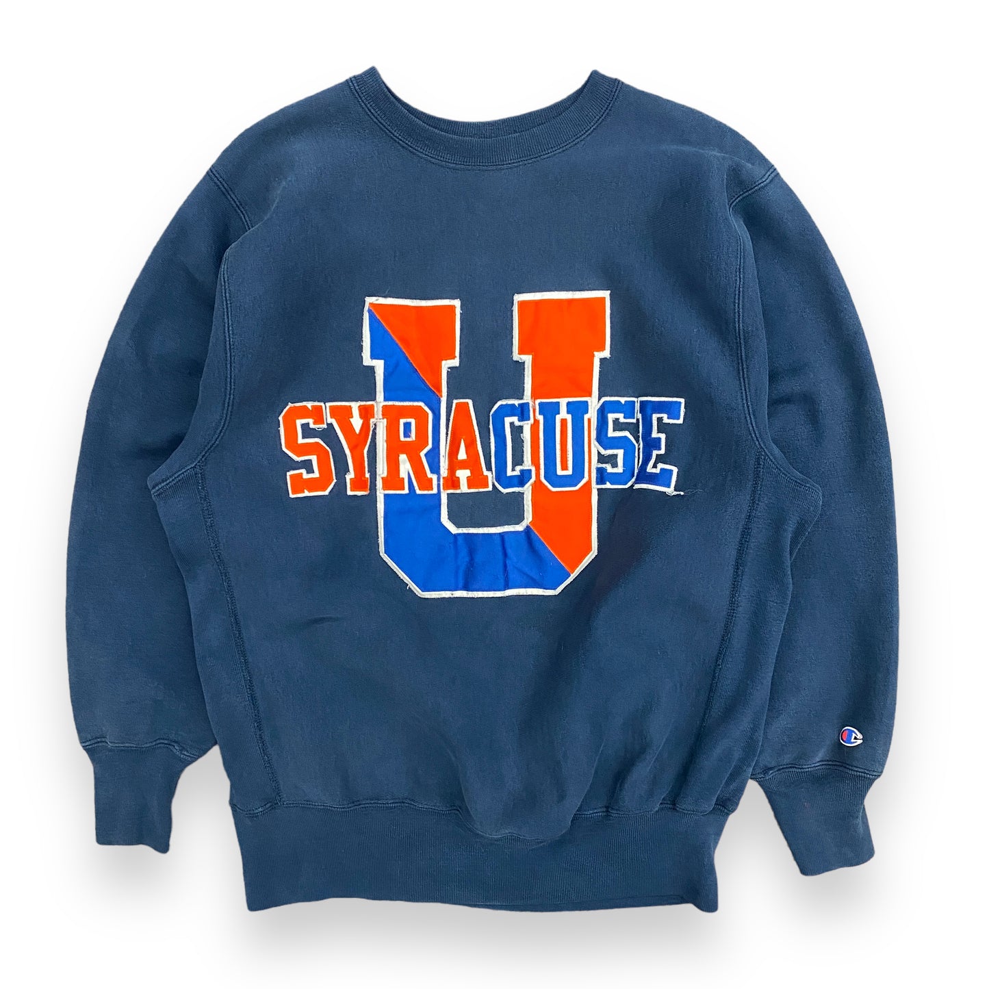 Vintage 1990s Syracuse University Champion Reverse Weave Sweatshirt - Size XL