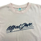 Vintage 1980s Alfred State Cropped Tee - Size Medium