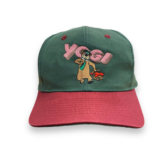 Vintage 1990s Yogi Bear Embroidered Snapback Hat
