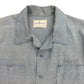 Vintage 1950s Seafarer US Navy Chambray "Sweet" Stenciled Button Up - Size Large