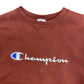 Vintage 90s Champion Embroidered Maroon Logo Sweatshirt - Size XL (Fits Large)