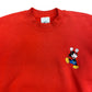 Vintage 1990s Disney Mickey Mouse Red Crewneck - Size Large