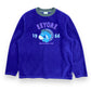 Y2K Disney Eeyore "One Gloomy Guy" Purple Fleece Sweatshirt - Size Small