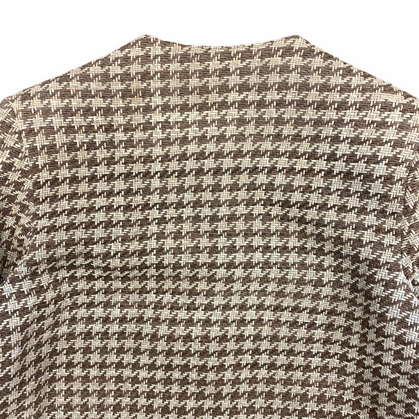1980s Mario Valentino Woven Hidden Button Jacket - Size Small/Medium