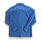 Vintage 1980s Royal Blue Suede Button Up Shirt - Size Medium