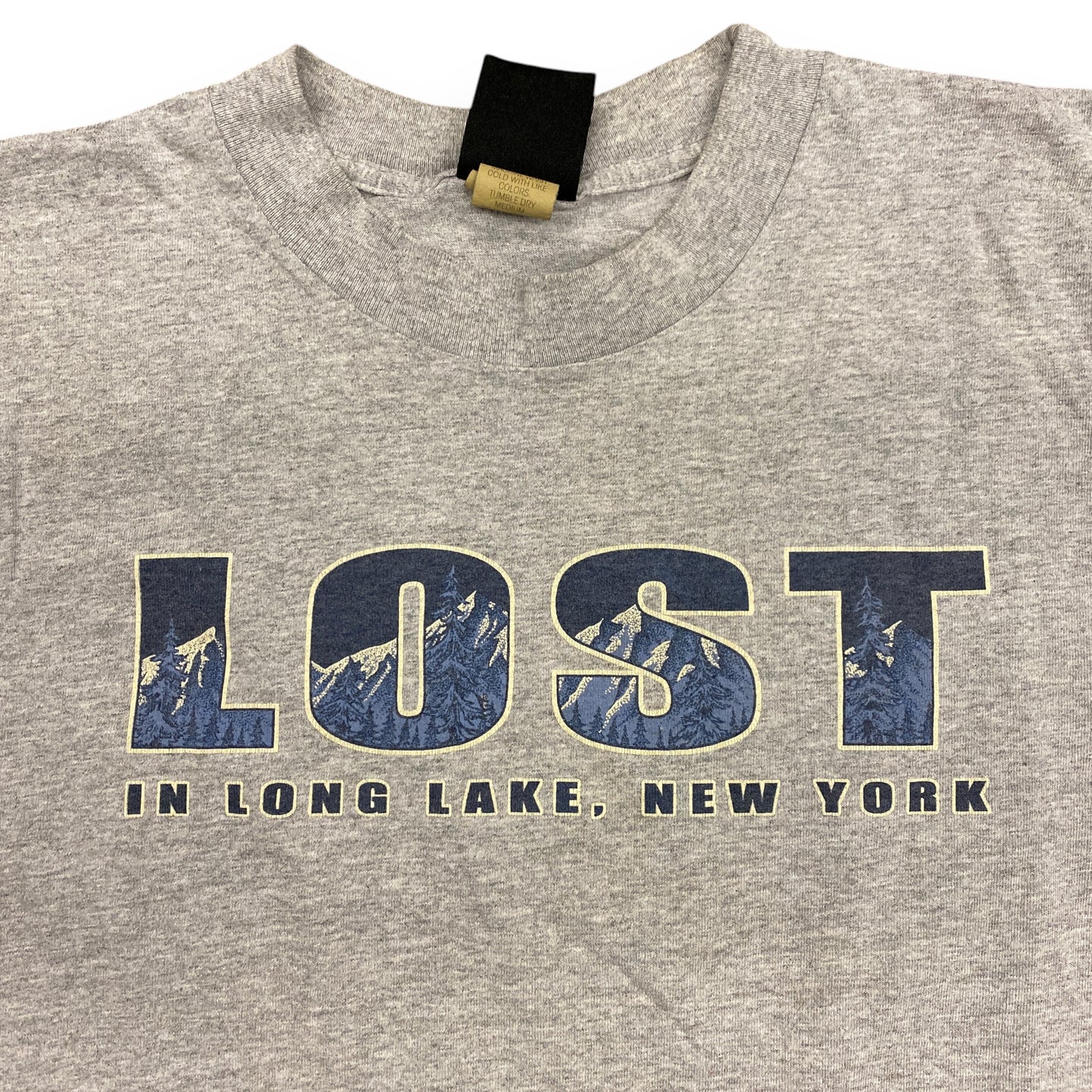 Vintage 1990s "Lost in Long Lake, NY" Tee - Size Medium