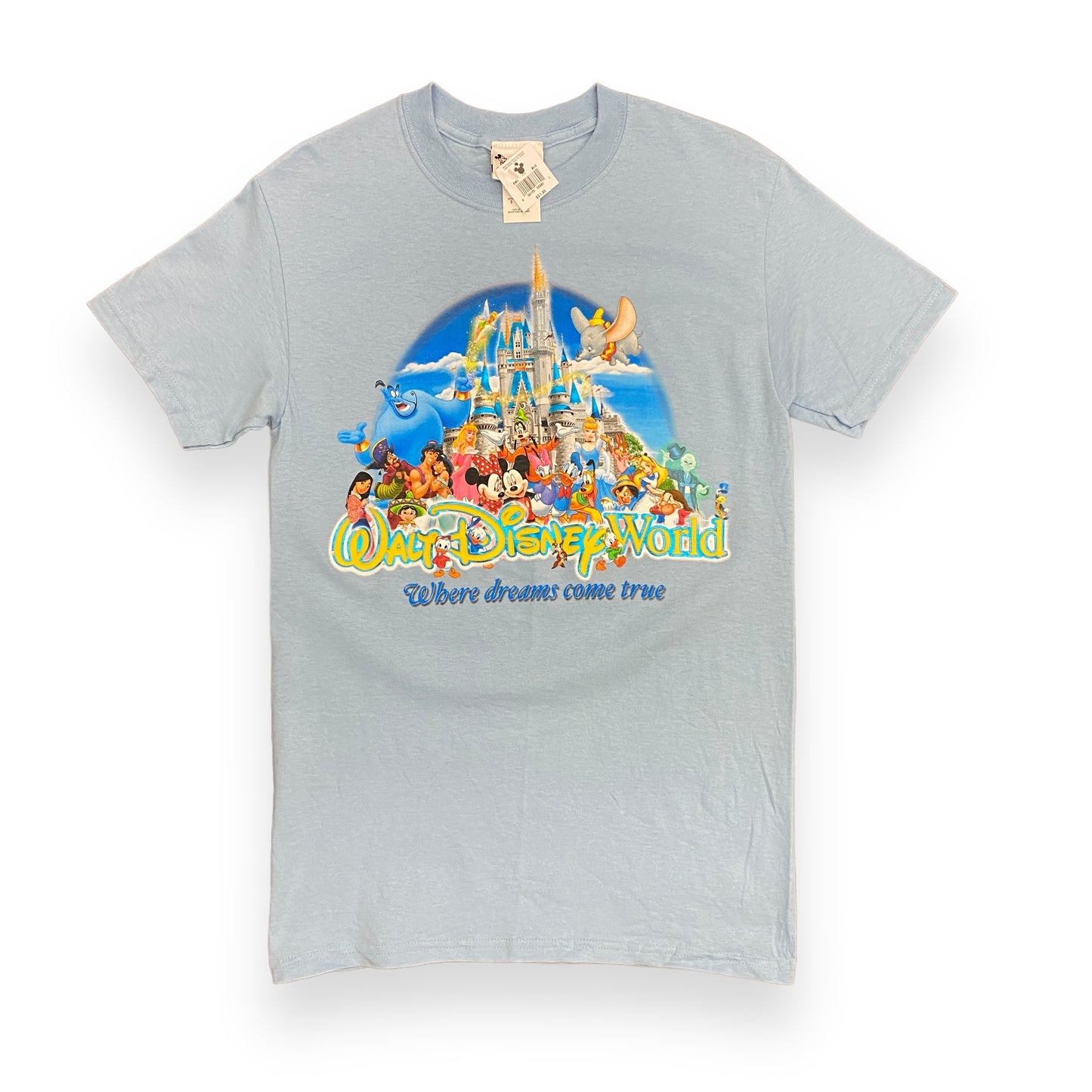 NWT Vintage Walt Disney World "Where Dreams Come True" Tee - Size Small