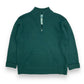 Lauren Ralph Lauren Forest Green Angora Wool Quarter Zip Sweater - Size Small