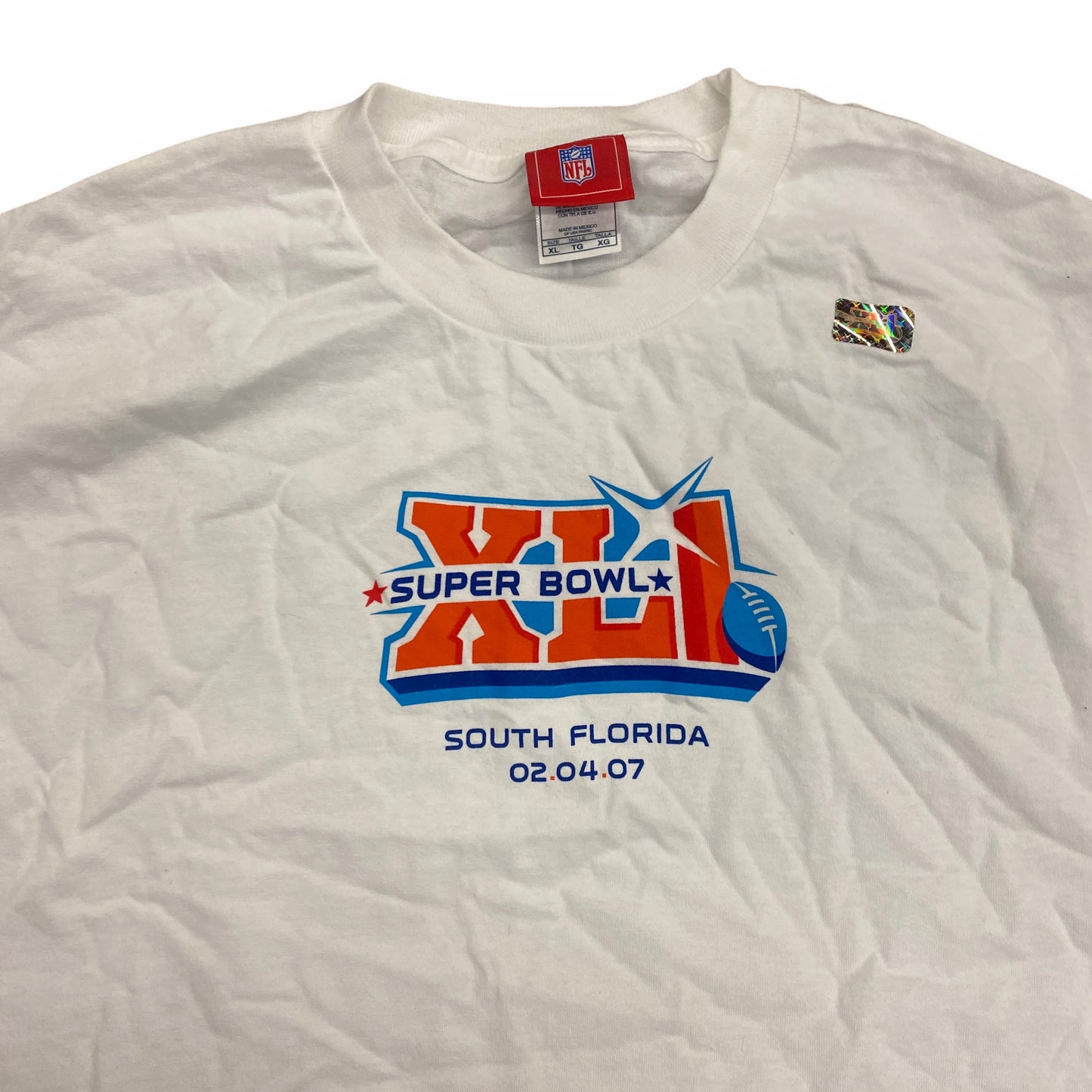 NWT Super Bowl 41 Logo Tee - Size XL