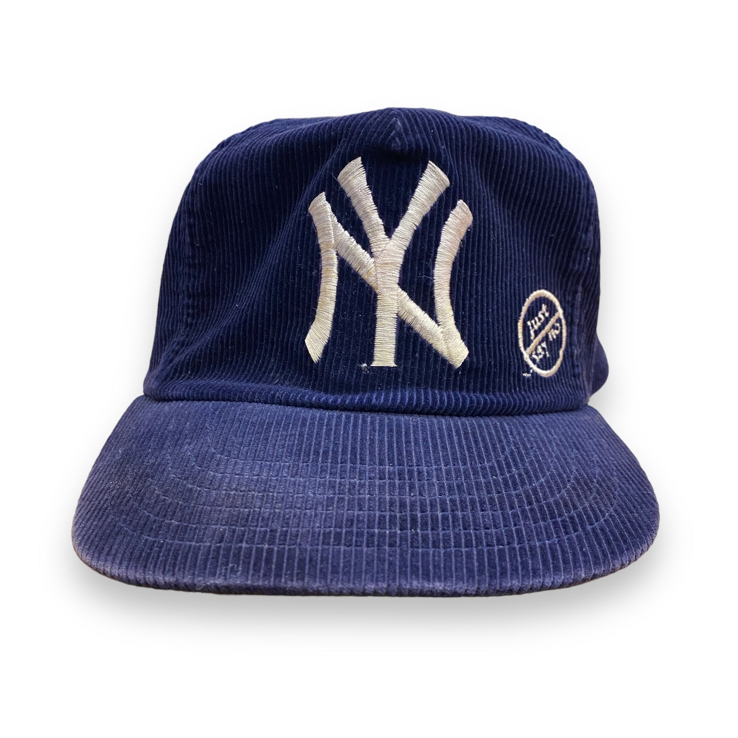 Vintage New York Yankees "Just Say No" Corduroy Hat