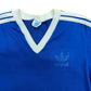 Early 1980s Adidas Blue Logo Tee - Size Large