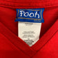 Vintage Winnie the Pooh Red V-Neck Tee - Size XL