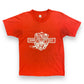 Vintage 1980s Sumax Cycle Shop Red Single Stitch Tee - Size Medium